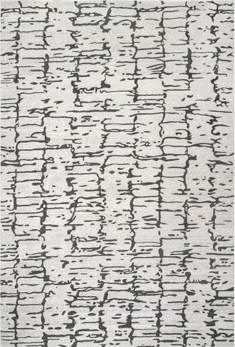 Vista 3 de nuLOOM Maude - Alfombra abstracta contemporánea, 4x6, marfil