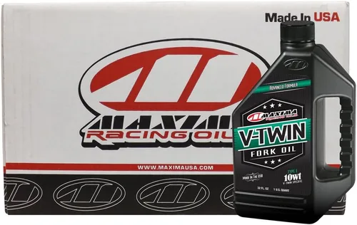Vista 2 de Maxima Racing Oils 50-02901-2PK Aceite de Horquilla V-Twin 10wt 32 oz Botella, Paquete de 2