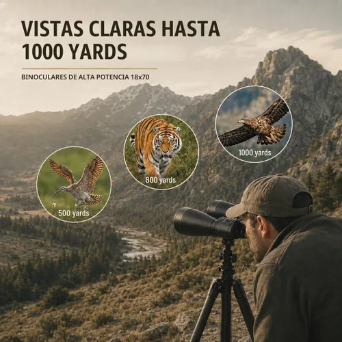 Vista 2 de Prismáticos profesionales de la astronomía 18x70 para los adultos de alta potencia