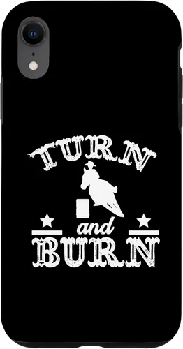 Vista 8 de iPhone 15 Barrel Racing Show - Barrel Racer Turn N Burn Case