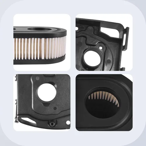 Vista 5 de 594107 594106 595658 Kit de cubierta para filtro de aire para cortacésped con filtro de aire y base de filtro de aire del motor, compatible