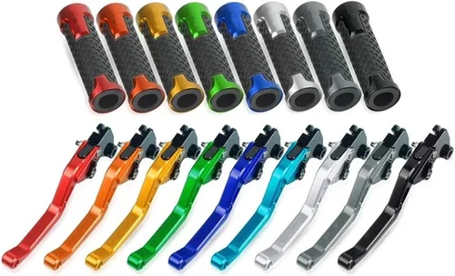 Vista 4 de Motorcycle Brake Clutch Levers Handle Hand Grips for YH FZ8 FZ-8 2010-2018