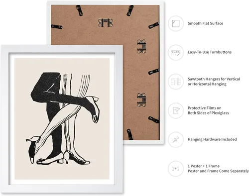 Vista 123 de Poster Master Faces Poster - Retro Women Print - Portrait Art - Sketch Illustration - Abstract Artwork - Woman Design - Chic Boho Design - Great