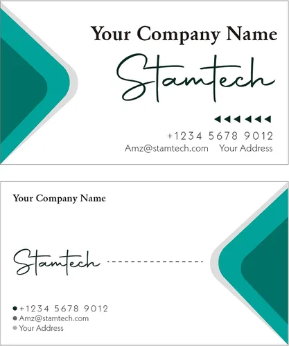 Vista 11 de STAMTECH Tarjetas de visita personalizadas profesionales - Tarjetas de visita personalizadas de doble cara Impresión colorida frontal y trasera