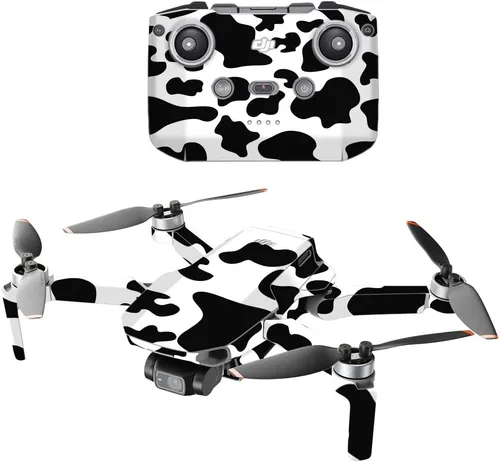 Vista 7 de MightySkins - Compatible con DJI Mini 2 Dron portátil - Black Zebra Funda protectora de vinilo duradera y única Fácil de aplicar, quitar