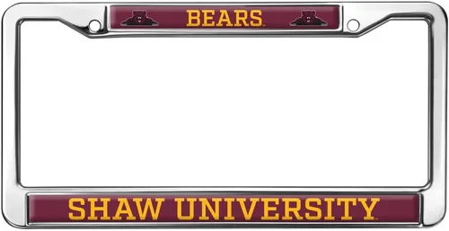 Vista 161 de Texas A&M University - Texarkana Mascot - Marco de metal estándar para placa de matrícula de tamaño completo