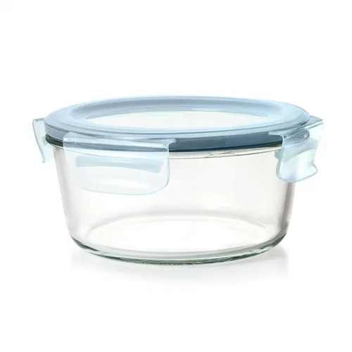 Vista 7 de OXO Good Grips Smart Seal 1-Cup Glass Food Storage Container - Arctic Blue