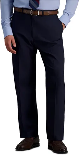 Vista 16 de Haggar Pantalón de vestir de ajuste clásico prémium para hombre Negro