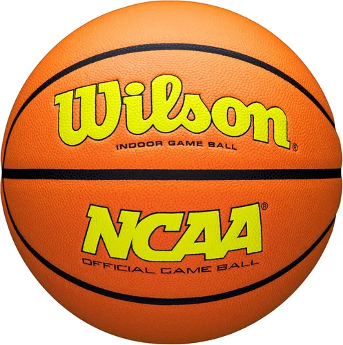 Vista 15 de Wilson NCAA Evo NXT Balones de Baloncesto Oficiales para Juegos en Interiores - Tamaños 6 y 7