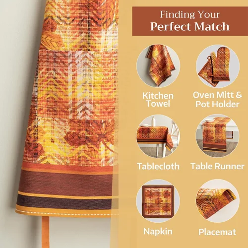 Vista 1176 de Maison d' Hermine Delantales para mujer con bolsillo, 100% algodón (27.50 x 31.50 pulgadas)