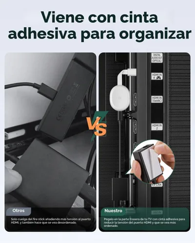 Vista 6 de ZEXMTE Adaptador USB C a Ethernet para Chromecast con Google TV, adaptador de red Ethernet USB C a Rj45, compatible con Chromecast Google TV