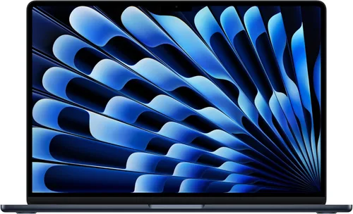 Apple MacBook Air 2025 con chip Apple M4 (15 pulgadas, 16 GB de Memoria Unificada, 256 GB SSD de almacenamiento) (QWERTY inglés) Negro medianoche