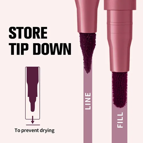 Vista 5 de Maquillaje labial mate de larga duración sin transferencia (#3)