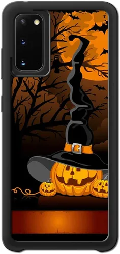 Vista 16 de Funda para Samsung Galaxy S20 5G - Funda de teléfono con patrón de casa embrujada de Halloween - Funda de TPU con protección de absorción de impactos