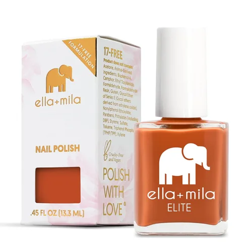 Vista 9 de ella+mila - Esmalte de uñas vegano, secado rápido y resistente al astillado (A La Nude)