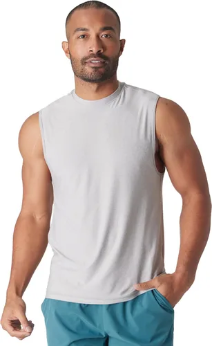 Vista 25 de True Classic Camisas de entrenamiento para hombre: camiseta muscular Negro