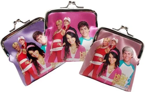 Vista 2 de Mochila al aire libre en estilo de corazón de vampiros y un juego de billetera de moneda HSM, Negro y rojo, Classic