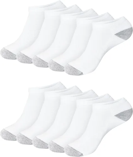 Vista 12 de Hanes Women's Cushioned Athletic Ankle Socks (10-Pack)