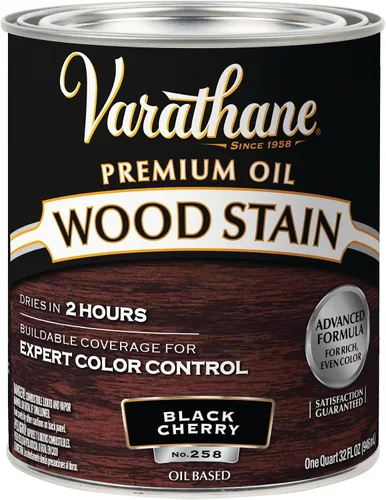 Vista 14 de 1 cuarto de galón Rust-Oleum Brands 211728H Gunstock Varathane - Tinte para madera interior a base de aceite (paquete de 2)