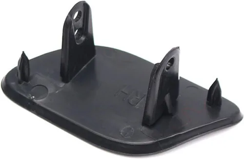 Vista 5 de Cubierta para lavadora de faros delanteros para Volvo XC40 2018-2022, color negro mate, 1 pieza izquierda