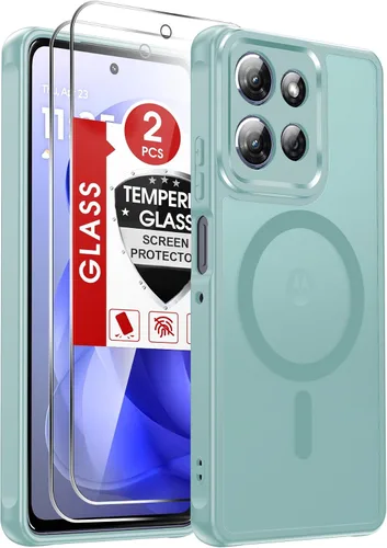 Vista 55 de LeYi Funda para teléfono Samsung-S23: protector de pantalla e imán MagSafe Púrpura