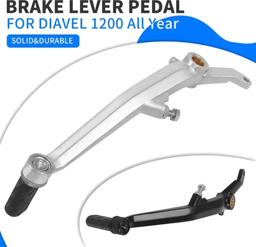 Vista 5 de BAIONE Pedal de freno de motocicleta reemplazo de palanca de freno para Ducati DIAVEL Multistrada 1200 todo el año Pedal de palanca de freno