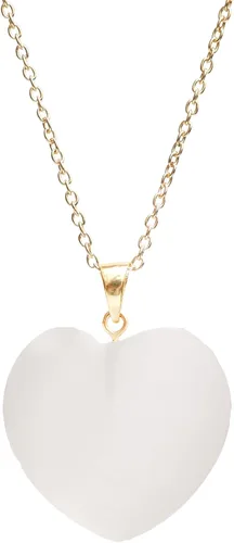 Vista 101 de Gempires Love - Collar con colgante de cristal de corazón para mujer, chapado en plata, cadena ajustable de 18 + 2 pulgadas