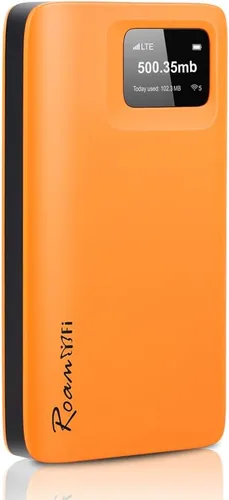 Vista 7 de RoamWiFi 4G LTE - Enrutador de punto de acceso móvil en todo el mundo, punto de acceso portátil de alta velocidad con datos de 1 GB de EE. UU., 30