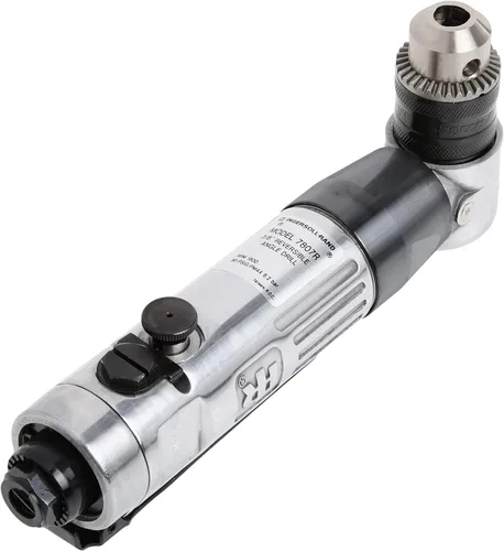 Vista 3 de Ingersoll Rand 7807R Taladro angular de aire reversible de 3/8 pulgadas, servicio estándar, 1800 RPM, mandril multimanualidades Jacobs silencioso