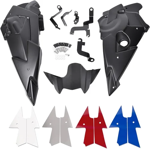 Vista 2 de Protector de motor Bellypan para motocicleta para MT FZ 07 Spoiler Carenado inferior Kit de cuerpo compatible con Y-amaha MT07 FZ07 MT-07 FZ-07 2014