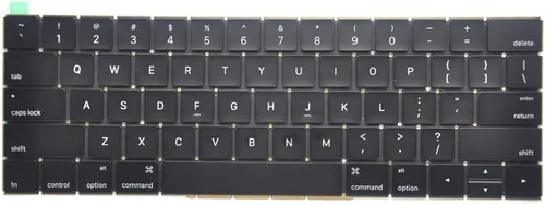 Vista 2 de Teclado de repuesto para MacBook Pro de 13 pulgadas A1706 y MacBook Pro de 15 pulgadas A1707 Touch Bar