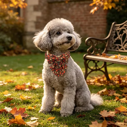 Vista 36 de Lionet Paws Collar de perro de Halloween con corbatín, bonito collar de algodón ajustable con hebilla de metal para perros pequeños, medianos y A
