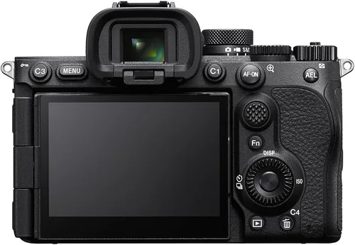 Vista 5 de Sony ILCE-7M5/B a7 V - Cuerpo de cámara sin espejo de marco completo con luz flash MK320, monopie de 72 pulgadas, correa de agarre de muñeca