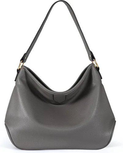 Vista 15 de Medium Women Shoulder Bag Casual Hobo Purses Daily Handbag for Everyday Use *Negro sólido