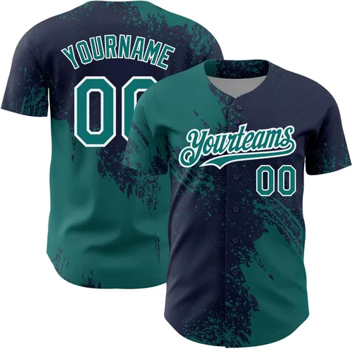 Vista 27 de Camiseta de béisbol personalizada con patrón de cepillo de béisbol, camisas de béisbol personalizadas, uniforme deportivo, número de nombre cosido