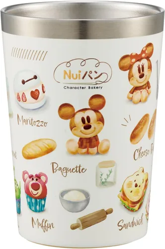 Vista 9 de Skater SIH2ST-A Tumbler with Straw, 8.1 fl oz (230 ml), 3 Pieces, Snoopy 80s Cafe, Made in Japan