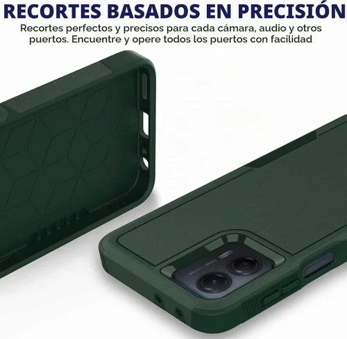 Vista 6 de Funda para Moto G 5G 2023 / Moto G Power 5G 2023: funda protectora de doble capa de servicio pesado resistente para teléfono celular a prueba