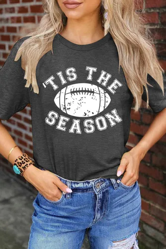 Vista 2 de Camisetas de fútbol para mujer para el día del partido, camiseta gráfica de fútbol domingo, camiseta de fondo