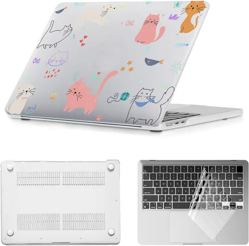 Vista 70 de Funda compatible con MacBook Air de 11 pulgadas 2015-2010 A1465 A1370, diseño impreso de plástico para laptop, carcasa protectora Air de 11.6