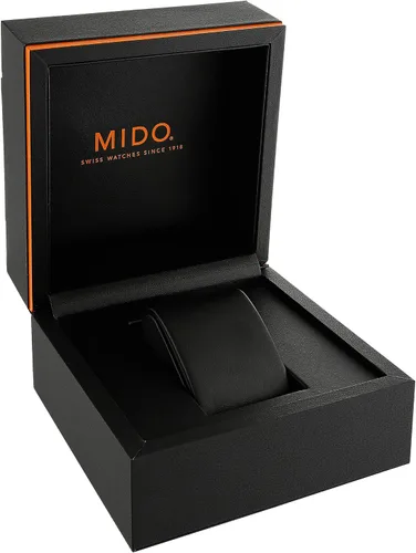 Vista 4 de Mido M8429.3.21.1 Reloj analógico suizo automático chapado en oro para hombre, Oro, Reloj automático