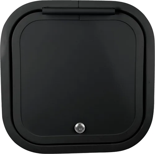 Vista 4 de Puerta de equipaje RV de 12 pulgadas de ancho x 12 pulgadas de alto con esquinas redondeadas y cerradura para vehículos recreativos, puertas