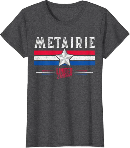Vista 3 de Metairie - Camiseta retro vintage para mujer y niño