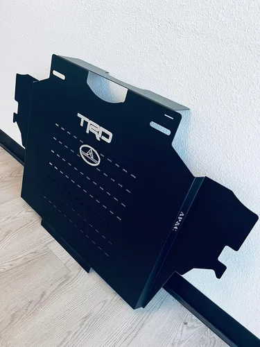 Vista 7 de Protector antirrobo, protector de cubierta, defensor, compatible con Toyota Tacoma 2WD 2016-2023 con textura negra con recubrimiento en polvo