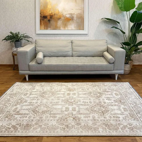 Vista 32 de Alfa Rich 5x8 Alfombras lavables de oro ámbar para sala de estar, dormitorio, cocina, de algodón, aptas para mascotas
