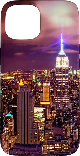 Vista 6 de Funda para iPhone 16 New York City Skyline NYC