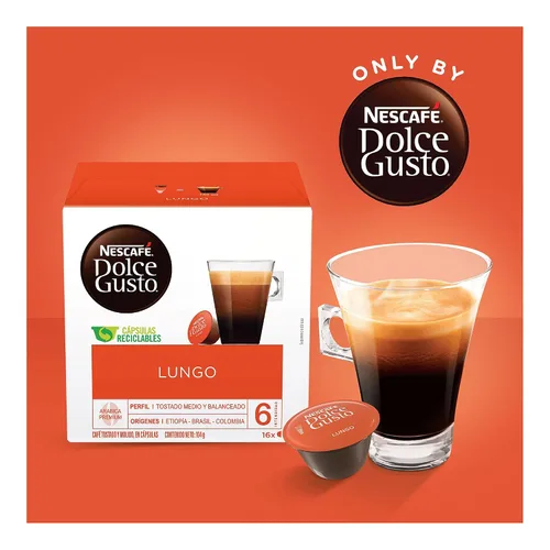 Vista 6 de Nescafé Dolce Gusto de cápsulas de café, mezclas de especialidad, 16 unidades (paquete de 3)