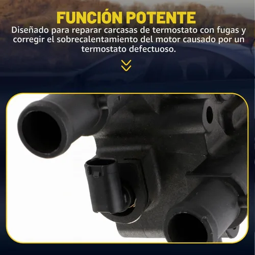 Vista 4 de Conjunto de carcasa del termostato del refrigerante del motor OCPTY