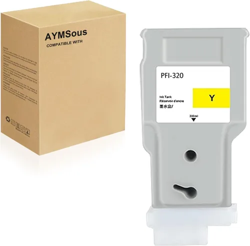 Vista 8 de Cartucho de tinta compatible de repuesto para Canon PFI-320 PFI320 PFI-320BK PFI320BK 300ML para Canon imagePROGRAF IPF TM-200 IPF TM-205 IPF TM-300