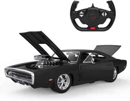Vista 2 de RASTAR RC Car 1/16 Escala 2.4Ghz Coche de control remoto para Dodge Charger R/T con versión del motor R/C Vehículo modelo de coche de juguete