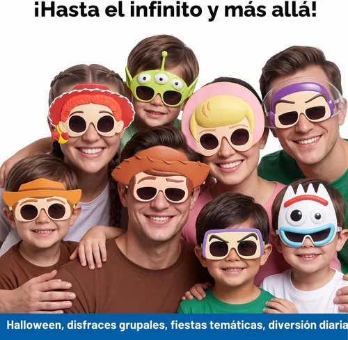 Vista 4 de Sun-Staches Toy Story Sunglasses, Disney Costume Accessory Alien
